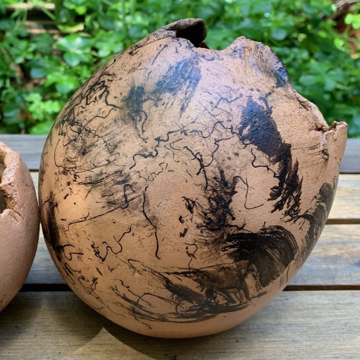 Gidgegannup Raku Orb No: 1